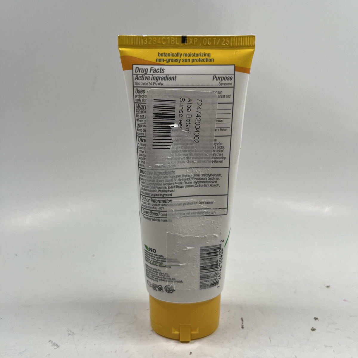Mineral Sunscreen SPF 50 Fragrance-Free 3oz Sun Protection
