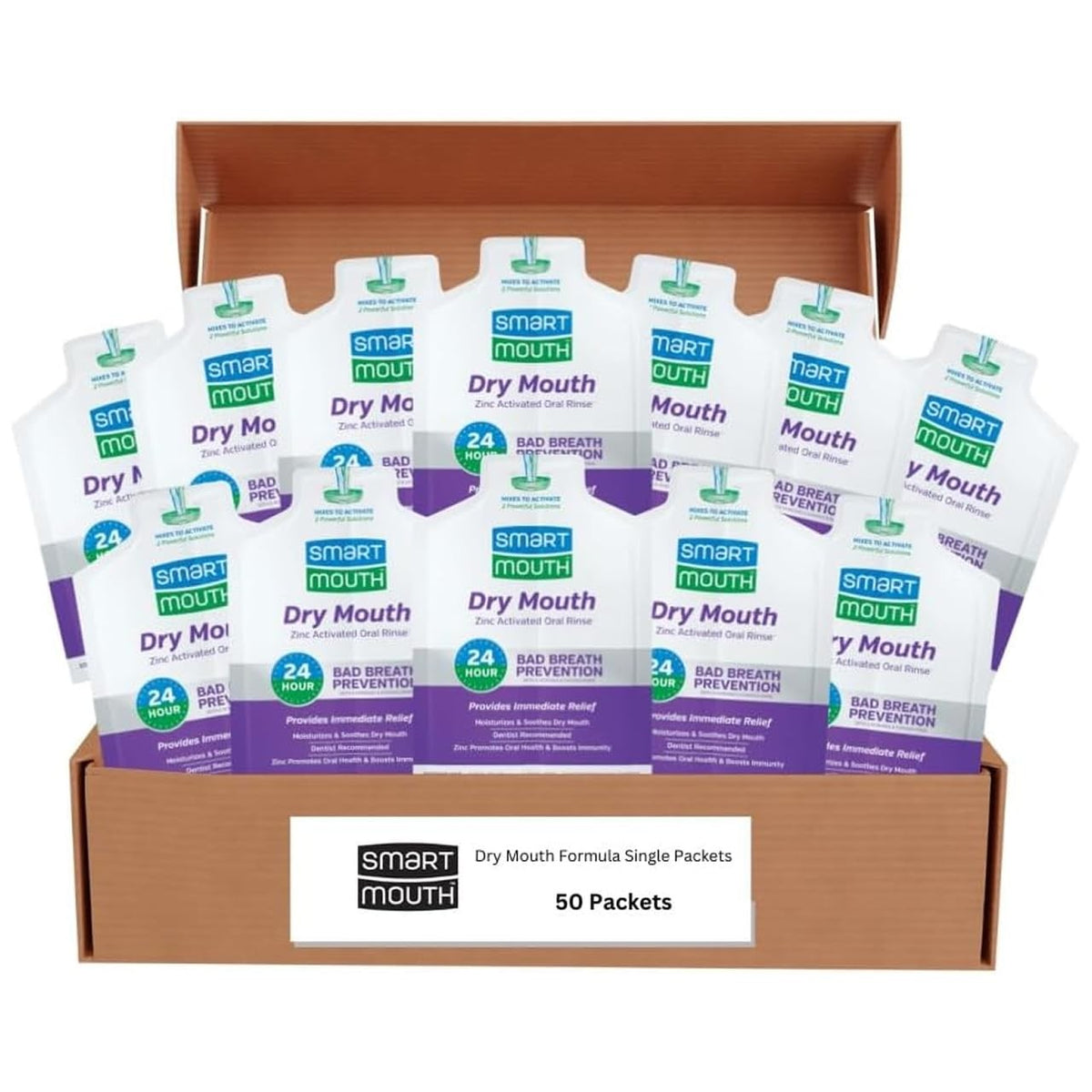 Travel Mouthwash Pack for Dry Mouth Relief - Moisturizing Oral Care