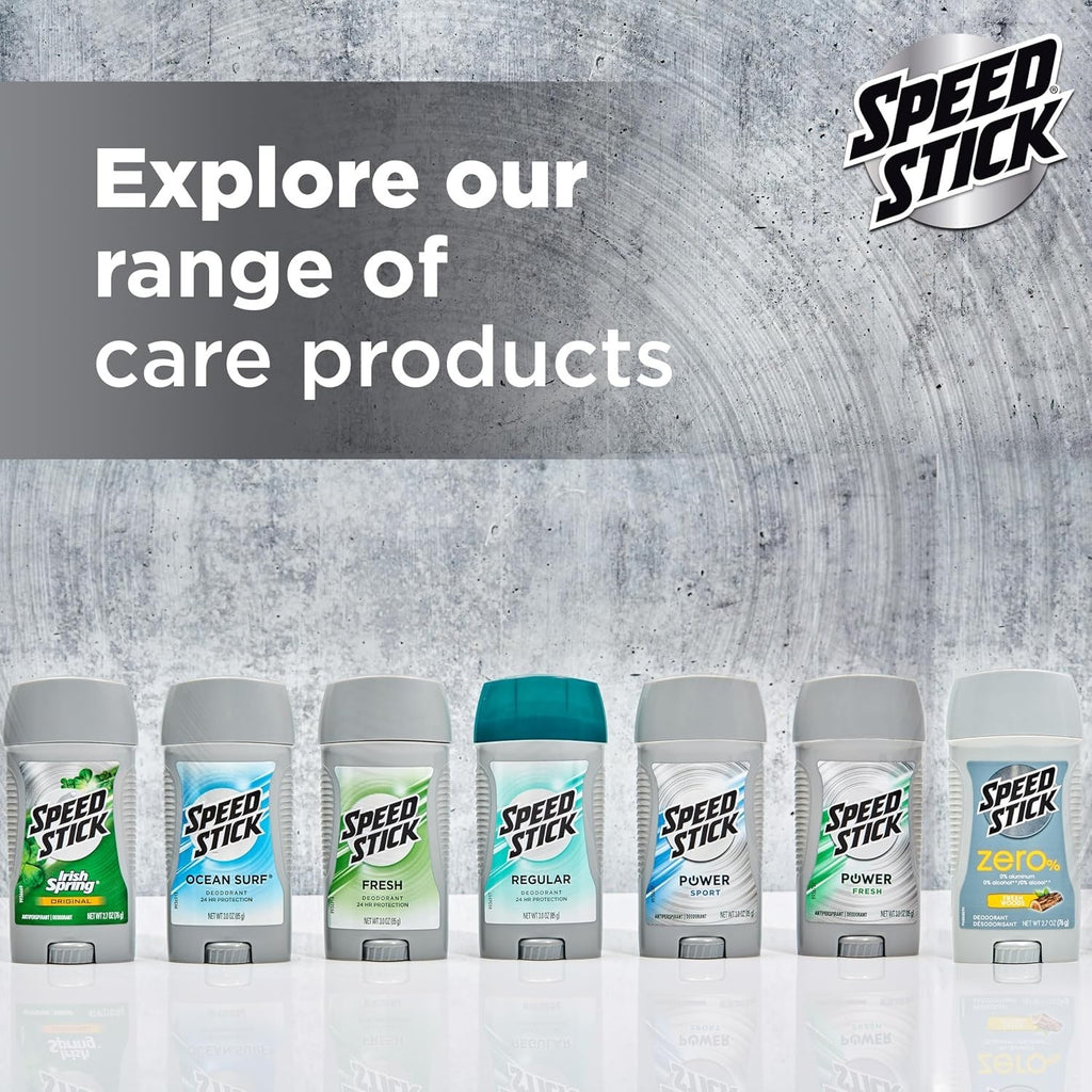 Men's Deodorant - 24H Odor Control, Aluminum-Free, 3 Ounce, 4 Pack