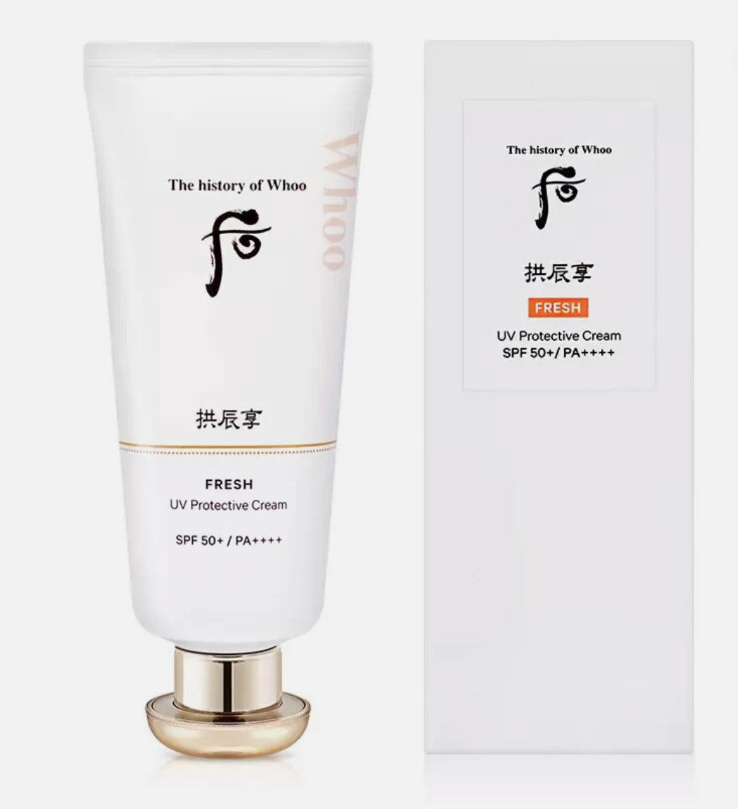 The Whoo Sunscreen SPF50+ PA++++ UV Protective Cream for Sensitive Skin 60ml