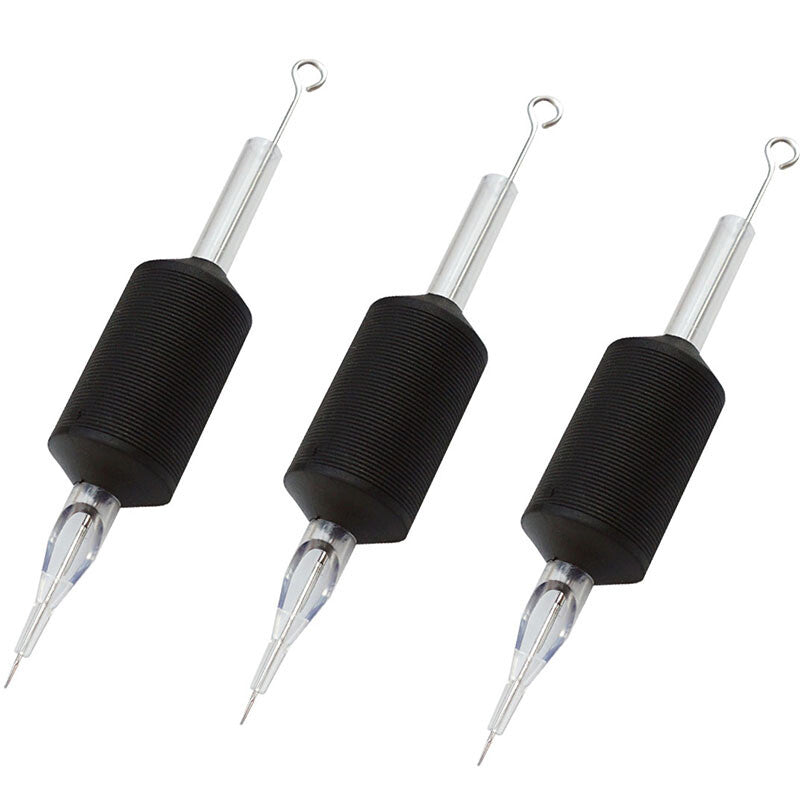 Round Shader Tattoo Needle with Tube Combo 25mm Grip – 20 Packs