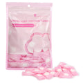 Compressed Face Towels Tablets - Reusable Travel Mini Towels (100 Pack, Pink)