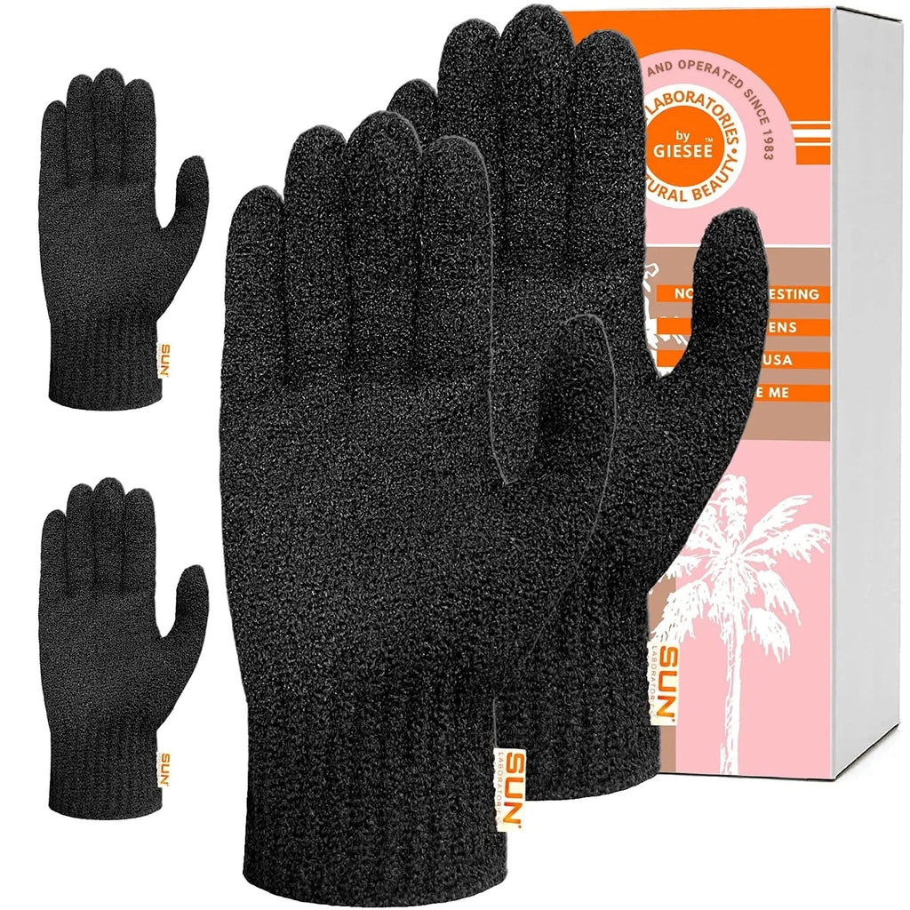 Exfoliating Body Wash Gloves for Skin Renewal and Smoothness
