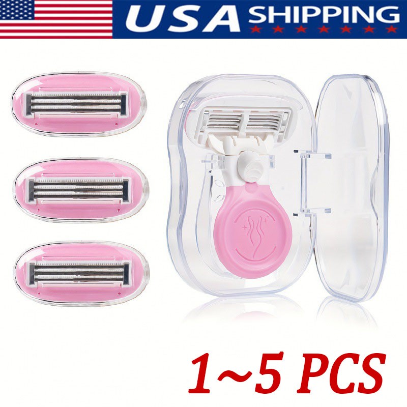 Women Manual Razor Hair Remover for Legs & Armpits with Soap Head - Unbranded