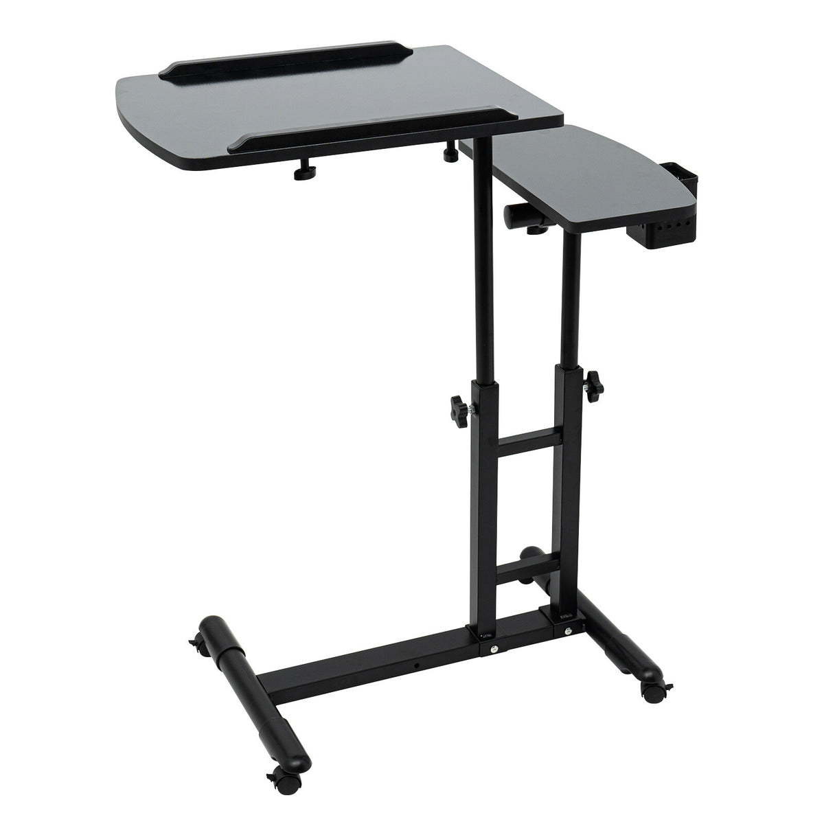 Portable Tattoo Work Station with Adjustable Height and Double Workbenches