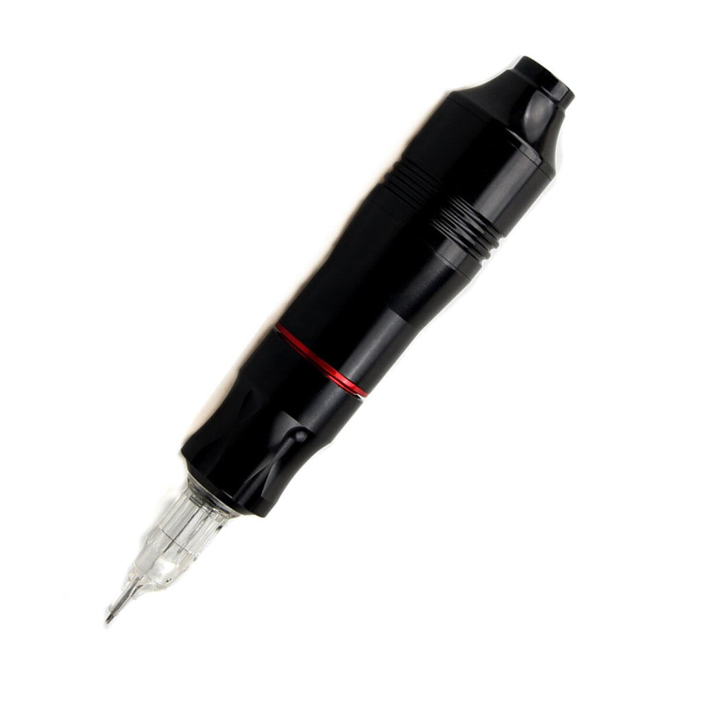 Rotary Tattoo Pen Kit with 30 Cartridges, Power Supply & Grip Tape