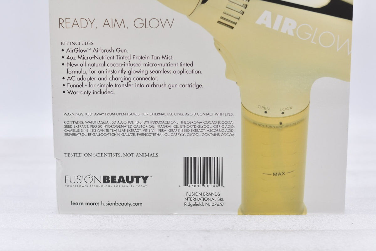 Airbrush Spray Tan Kit with Tinted Micro-Nutrient Mist & Accessories