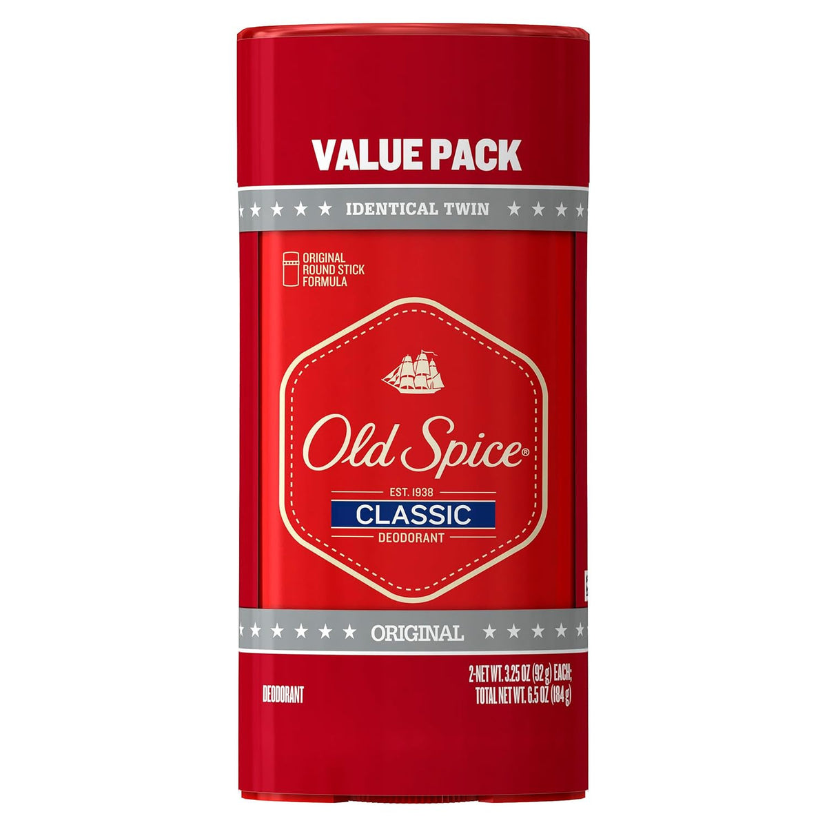Men's Original Scent Deodorant Stick - 3.25 Oz Pack of 2