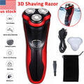 Men Waterproof Rotary Electric Shaver and Trimmer - Cordless Wet Dry 3D Shaving