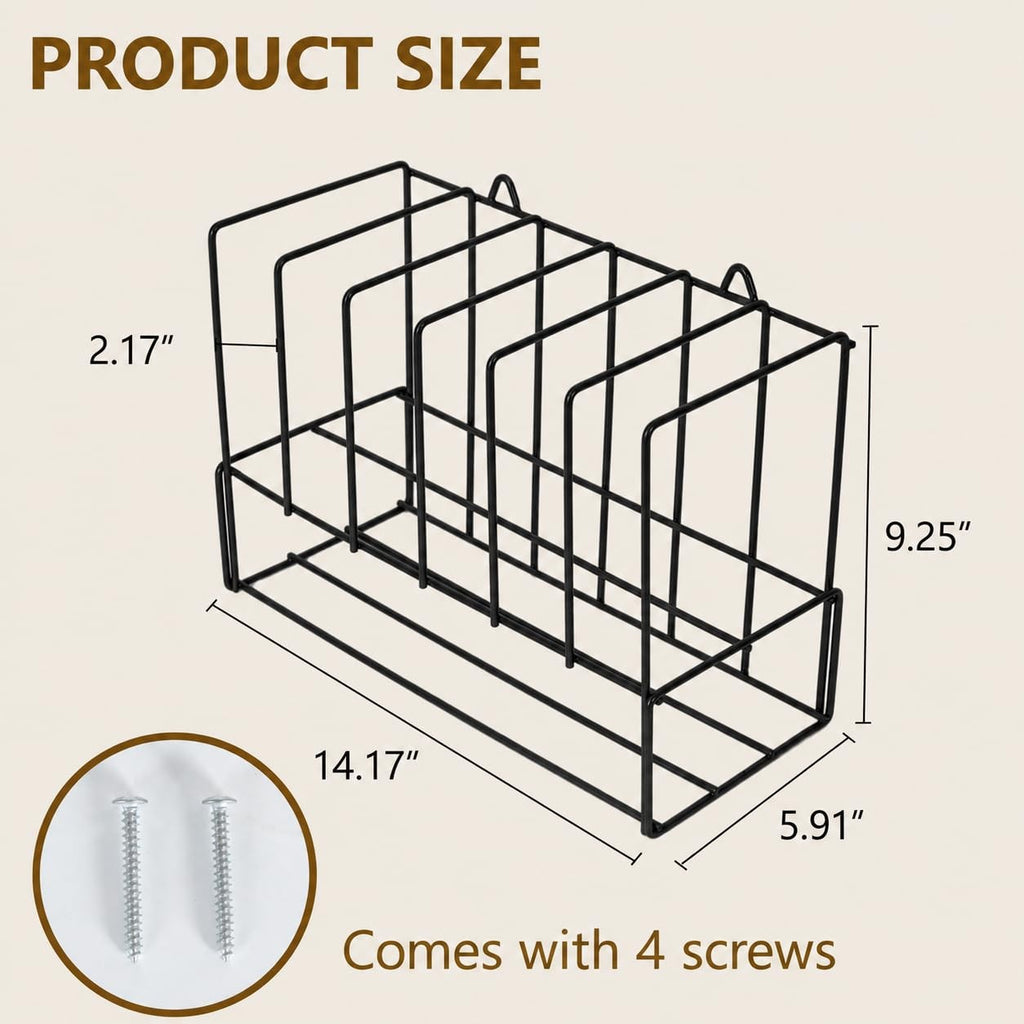 Hair Color Organizer Wall Mount Storage Rack for Salon Salon Station