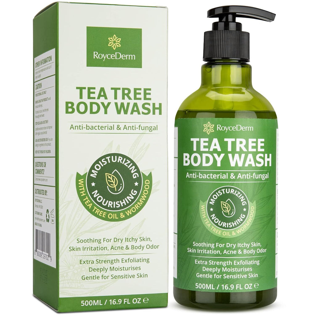 Antifungal Body Wash & Soap with Tea Tree Oil – Natural Antibacterial Cleansing for Fungal Infections