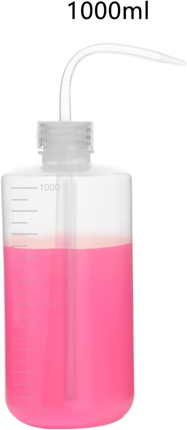 1000ml LDPE Lab Squeeze Bottles - Reusable 4-Pack for Safe Experimentation