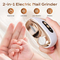 Electric Nail Clipper with LED Light & 3-Speed Trimmer for Nails