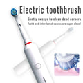 Electric Toothbrush with 6 Replacement Heads, Rechargeable, 3 Modes