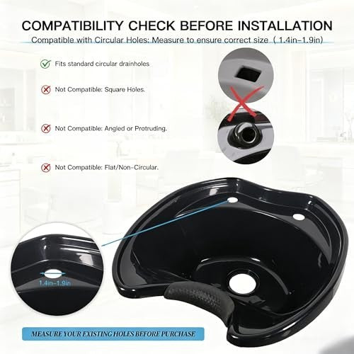Hands-Free Hair Wash Head Spa Attachment for Shampoo Bowls - Scalp Massage