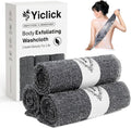 3 Pack Exfoliating Shower Towels for Back and Body Cleansing
