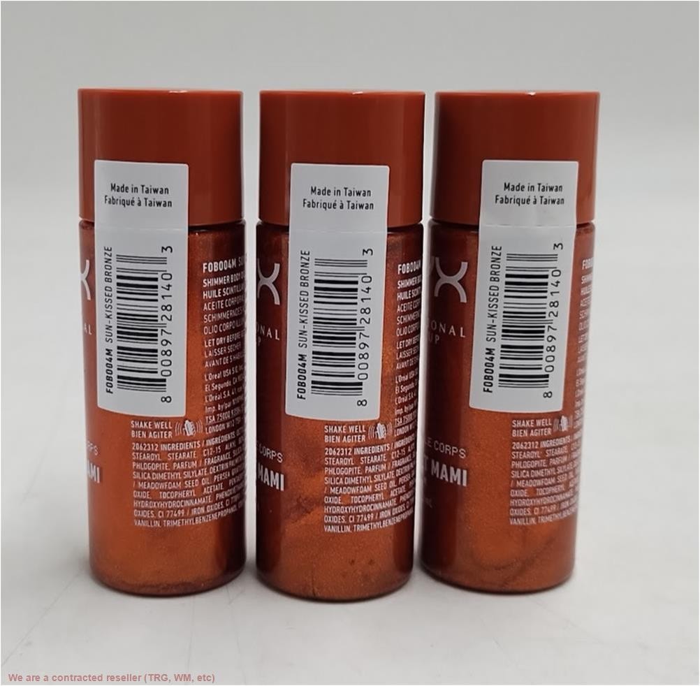 Body Oil Set - Hydrating Caramelt Mami Oil with Almond Scent, 3-Pack