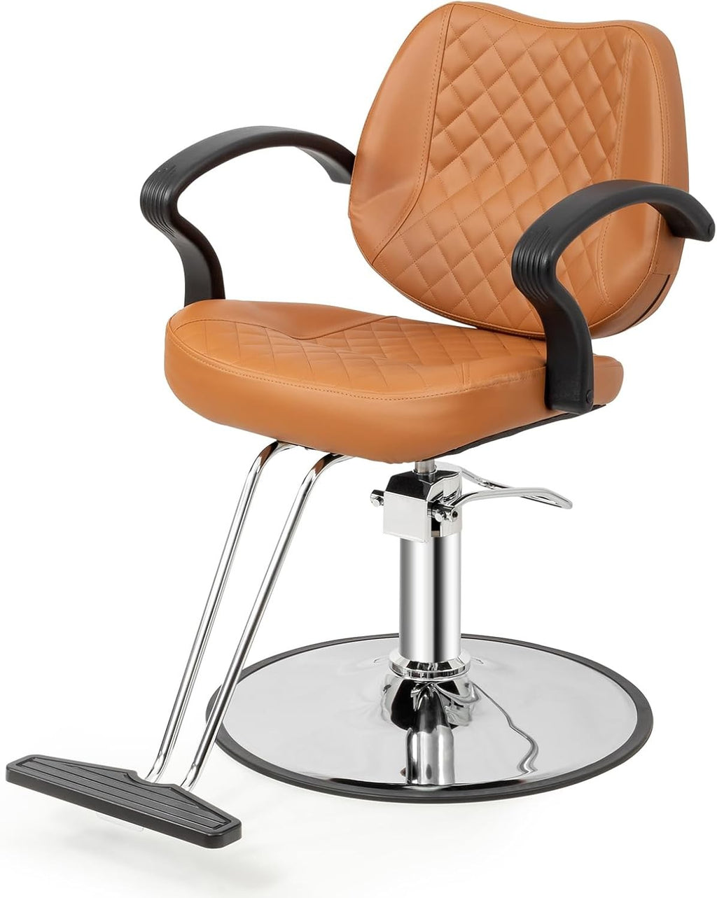 Heavy Duty Salon Styling Chair with Hydraulic Pump & Swivel Base