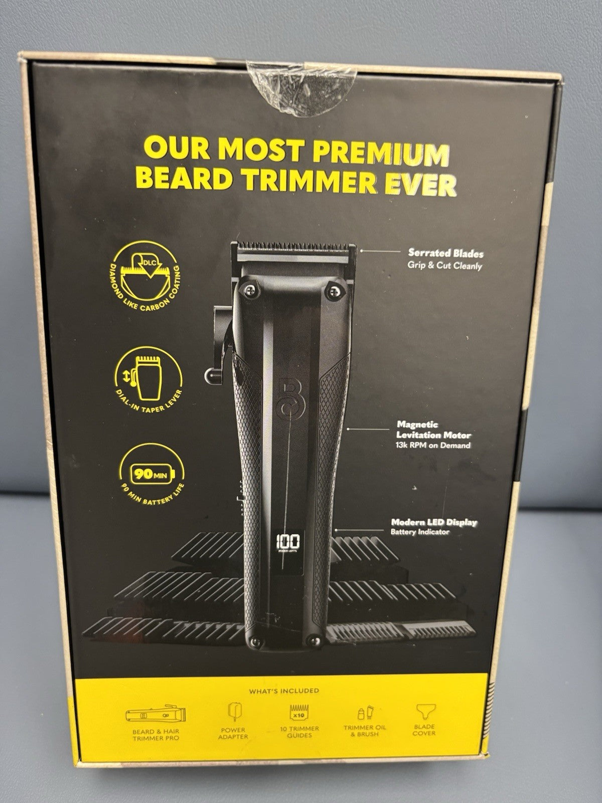 Cordless Beard & Hair Trimmer Grooming Kit - Rechargeable, Pro Edition