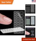 Eco-Friendly Nail Adhesive Tabs 300 Pcs - Easy Apply, Reusable, Waterproof