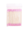 100pcs Double Ended Pointed Cotton Swabs for Nail Art & Makeup Precision
