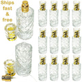 50ml Thick Glass Perfume Spray Bottle with Unique Ichthys Design