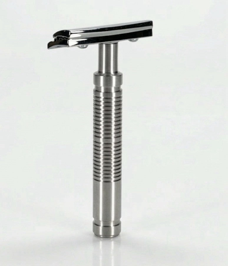 Single Edge Safety Razor Handle Stainless Steel & Zinc Alloy Head