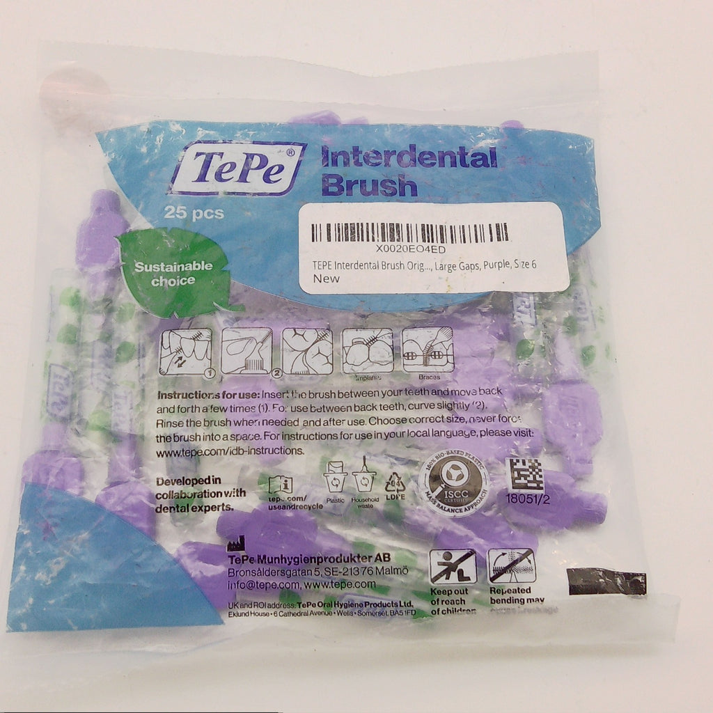 Interdental Brushes Soft Dental Cleaning Set 25 Pack 1.1mm