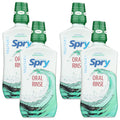 Alcohol-Free Spearmint Oral Rinse with Xylitol - 16 Fl Oz Each (Pack of 4)