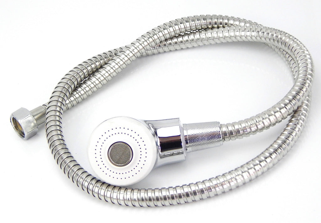 Pedicure Spa Chair Sprayer Hose and Head Set - 40 Inch Long Hose, 3.5 Inch Spray Head