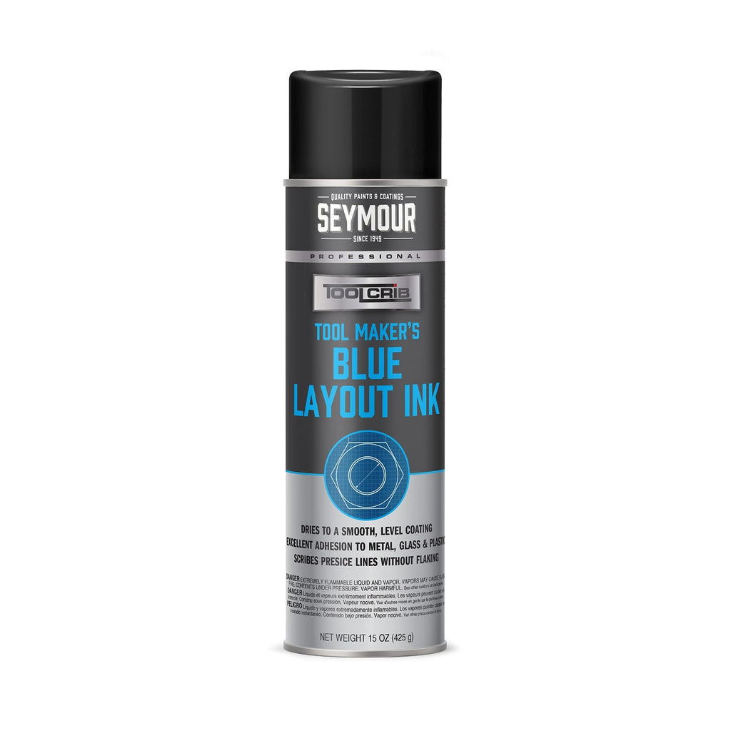 Blue Layout Ink — Spray-On Precision Scribing Coating for Metal & Wood, 15 oz