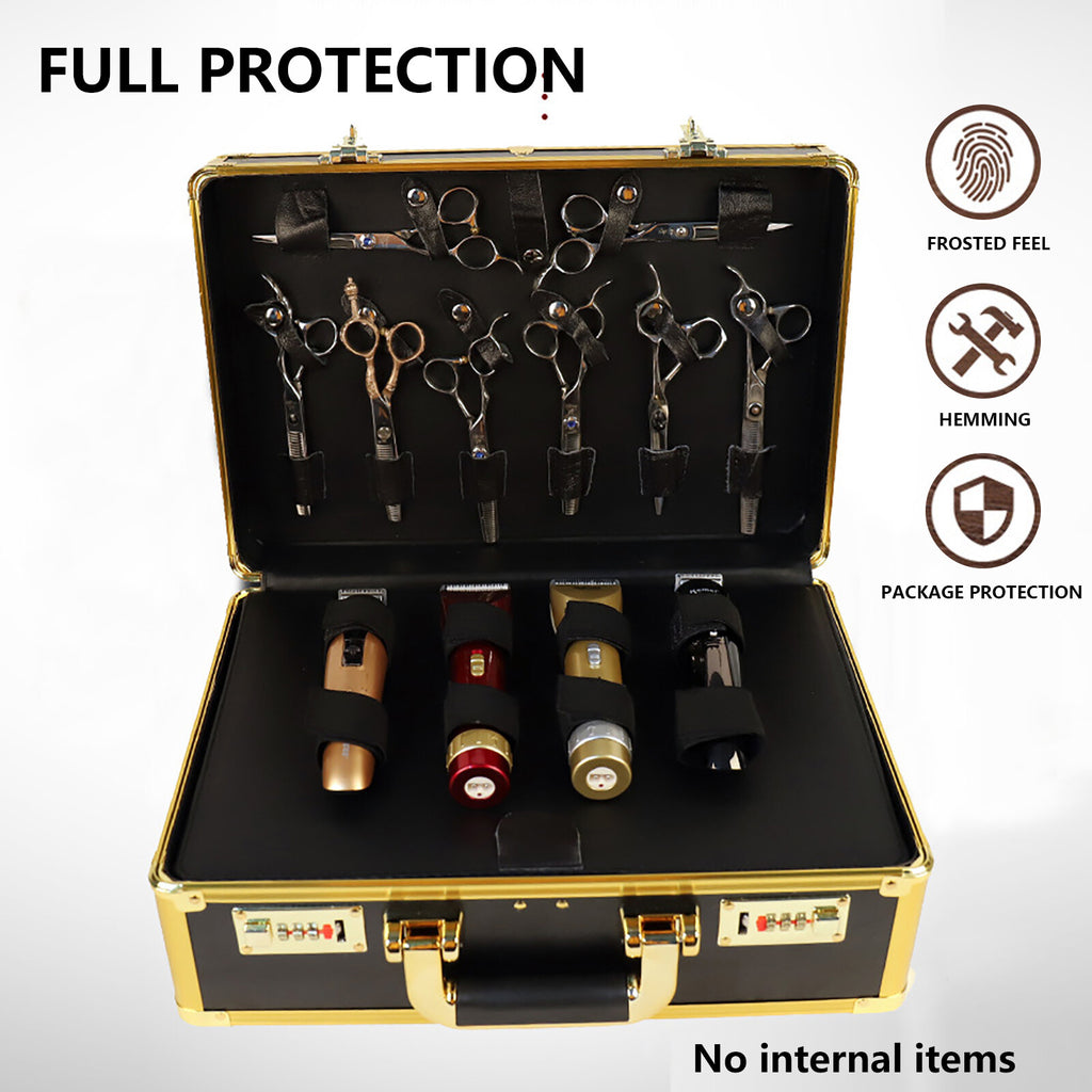 Professional Barber Stylist Carrying Case for Clippers, Trimmers & Tools