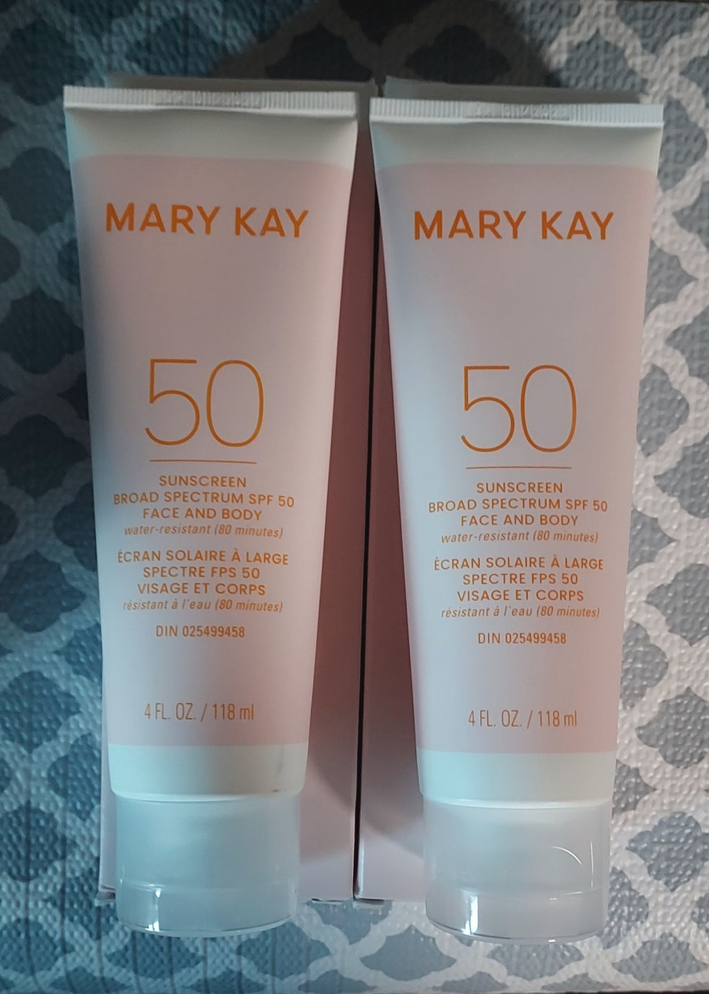 Mary Kay SPF 50 Broad Spectrum Sunscreen Lotion - Water & Mineral Based, 4 fl oz, Pack of 2