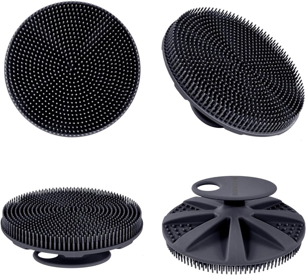 Food-Grade Silicone Body Scrubber Shower Brush - Hygienic Handheld Cleaning Tool