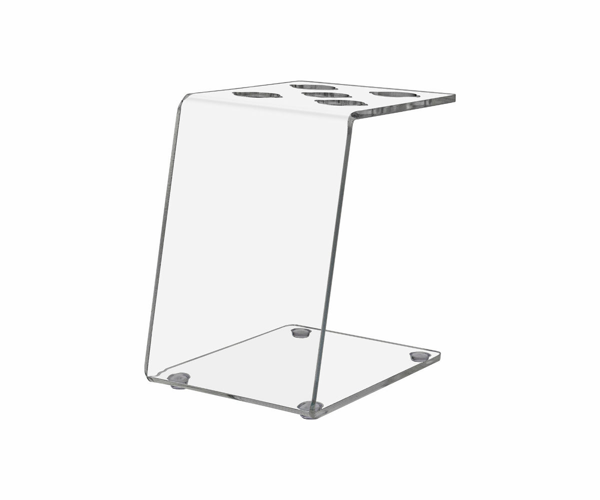 Acrylic Scissor Display Organizer Holds 5 Pairs for Salons & Barbers
