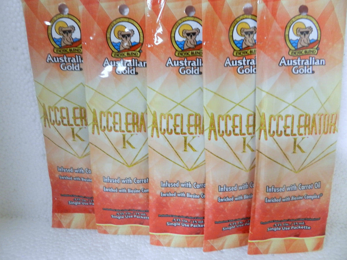 Australian Gold 5 Pack Tanning Lotion with Biotin & Carrot Oil - Accelerator