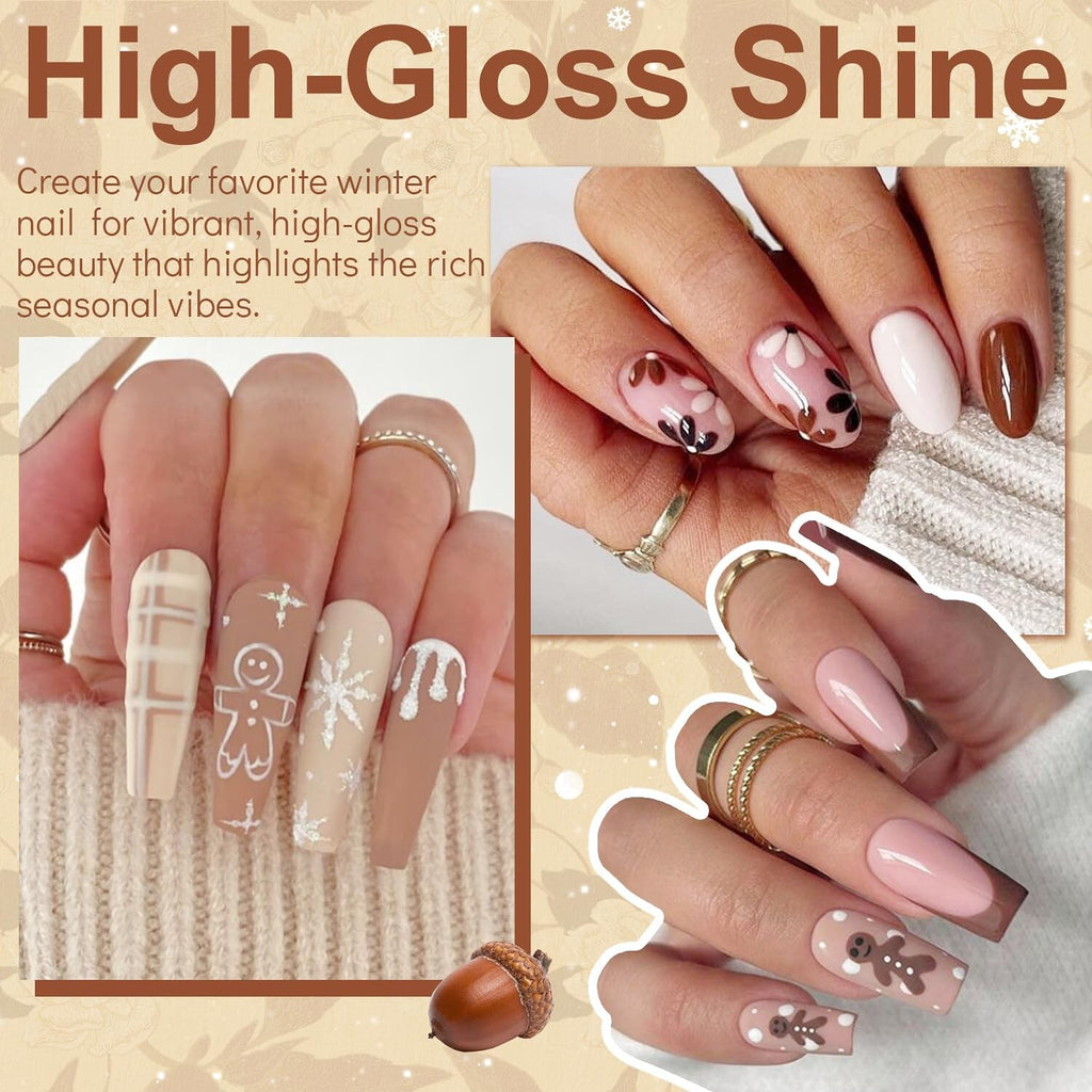 Gel Nail Polish Kit with UV Lamp and 73 Pieces for Professional Manicure