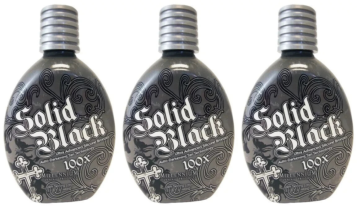 3 Pack Dark Tanning Bed Lotion 100X Bronzer for Indoor Tanning