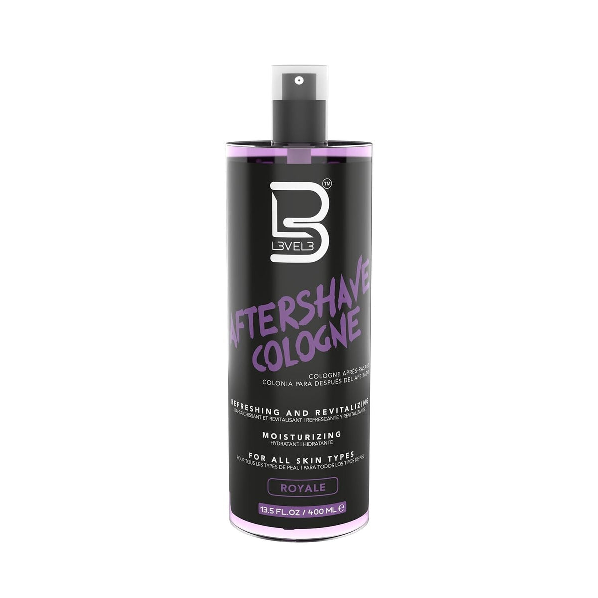 L3VEL3 Royale Aftershave Cologne 400ml - Men's Grooming Fragrance