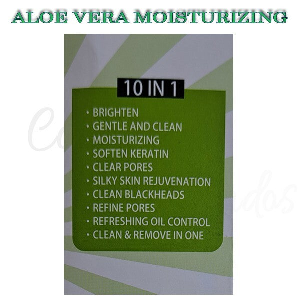 Hydrating Foaming Facial Cleanser with Aloe Vera - 2 Pieces