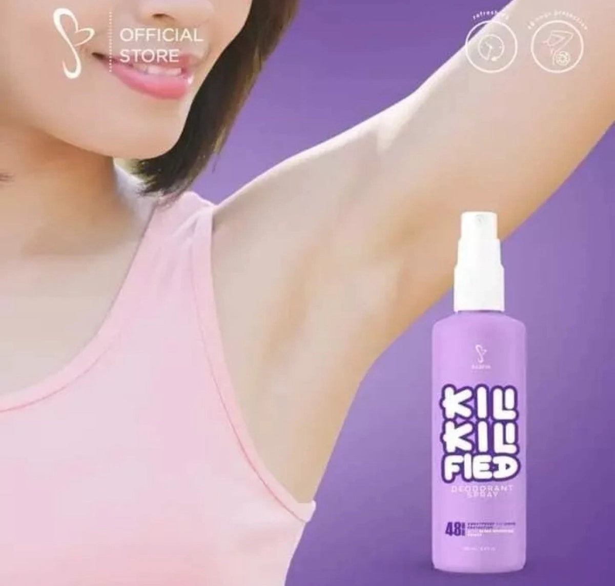 Deodorant Spray & Night Brightening Underarm Cream Duo – Long-Lasting Freshness
