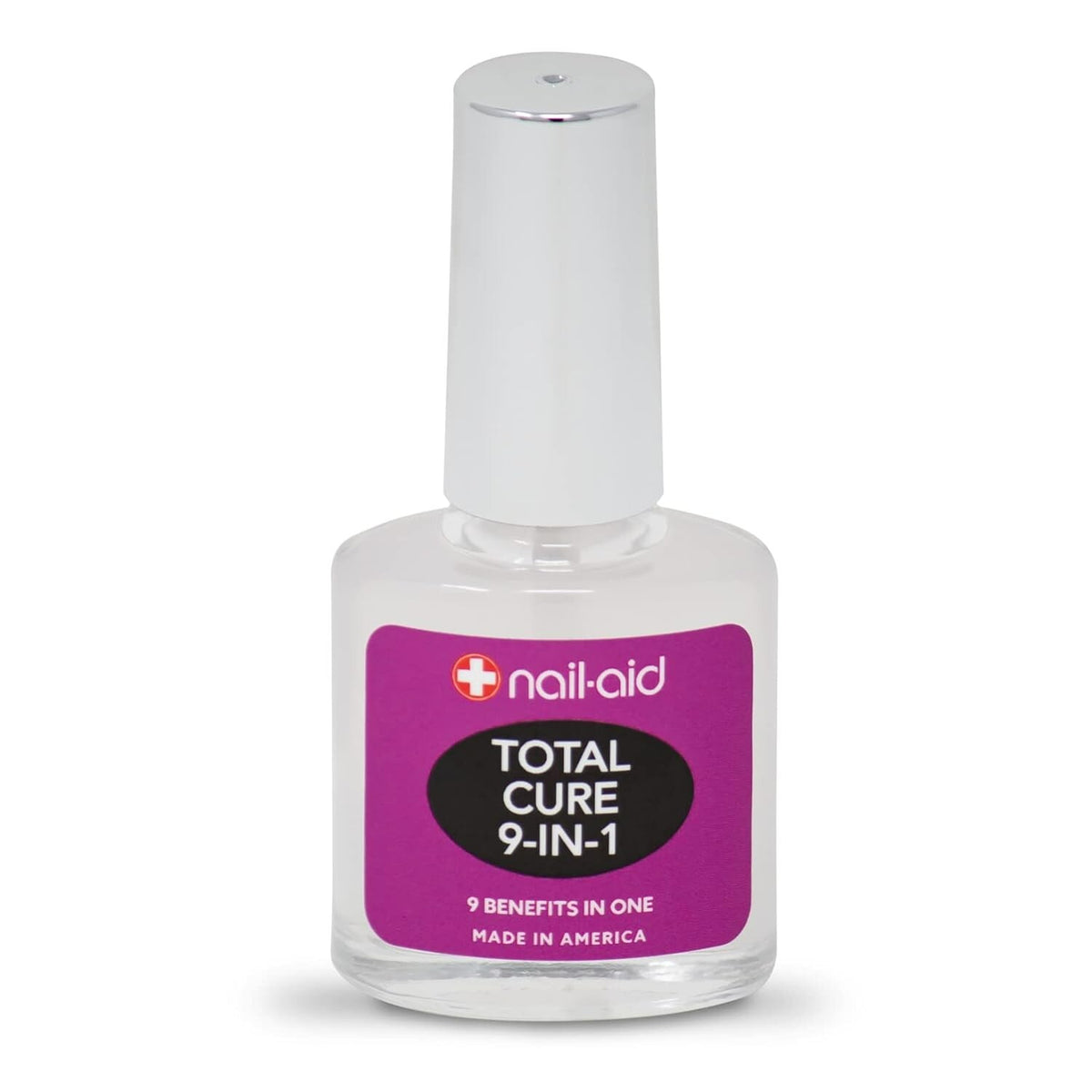 Nail-Aid Total Cure 9-in-1 Nail Treatment Clear - Strengthens & Protects Nails