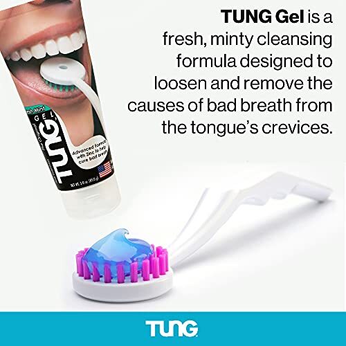 Tongue Cleaner and Breath Freshening Gel Kit - Bad Breath Odor Eliminator