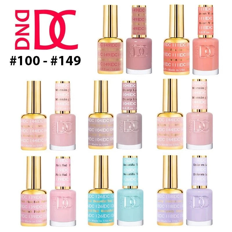 Nail Polish & Gel Polish Duo Set for Manicure and Pedicure - Multiple Colors