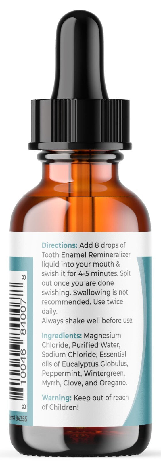 Tooth Enamel Remineralizer Liquid - Fortify & Protect Teeth, 1 fl oz