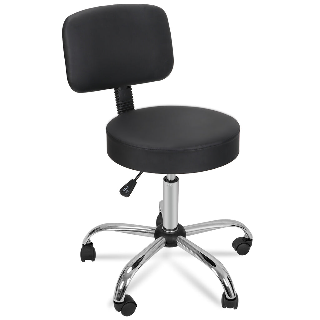 Adjustable Rolling Stool with Wheels for Salon Spa Drafting Art Studio