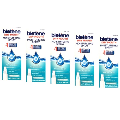 Moisturizing Mouth Spray 5 Pack - Oral Hydration & Fresh Breath