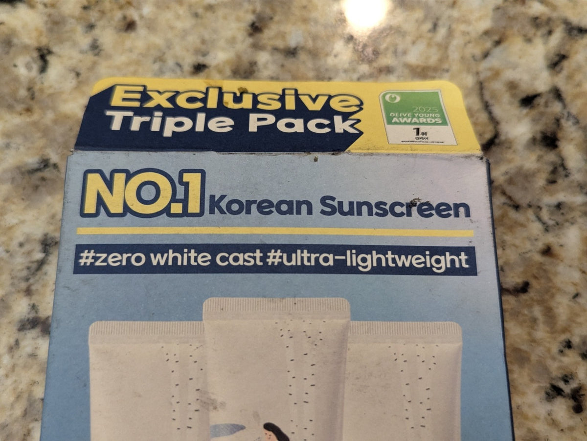 Korean SPF50 Sunscreen SPF50 Lightweight Birch Tree Moisturizer 1.69oz Pack of 3