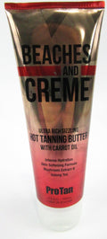 Pro Tan Beaches and Creme Hot Tanning Butter Lotion 8.5 oz - Deep Moisturizer & Tingle