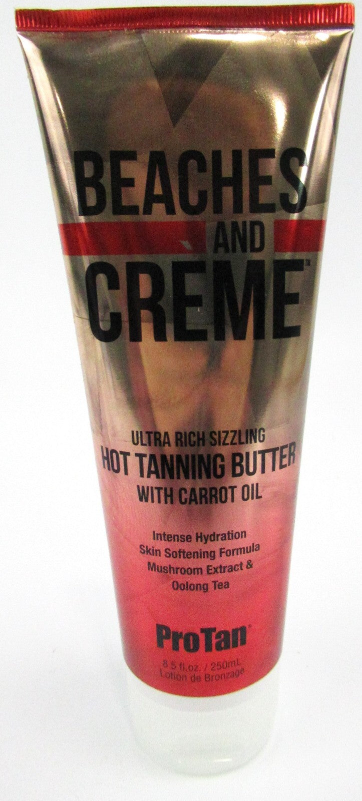 Pro Tan Beaches and Creme Hot Tanning Butter Lotion 8.5 oz - Deep Moisturizer & Tingle